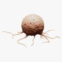 cancer_cell_Cults.png 3D file Cancer Cell・3D printing template to download