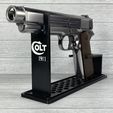 IMG_3814.jpg WE Armorer Works Standard Colt 1911 Airsoft Gun Display Stand