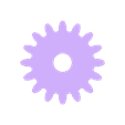 bolttrought2.stl 4 ways to attach gears to the shaft (example gears)