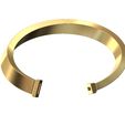 Twisted-recta-cuff-bracelet-sizeM-03.jpg Twisted rectangular section cuff bracelet size M 3D print model