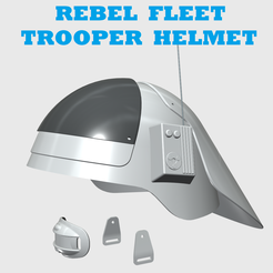3D file Rebel Fleet Trooper Helmet 3D print design to download