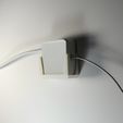 Mac Power Adapter Holder 3D printer 3D printing 3D model Cults3.jpg Mac Power Adapter Holder