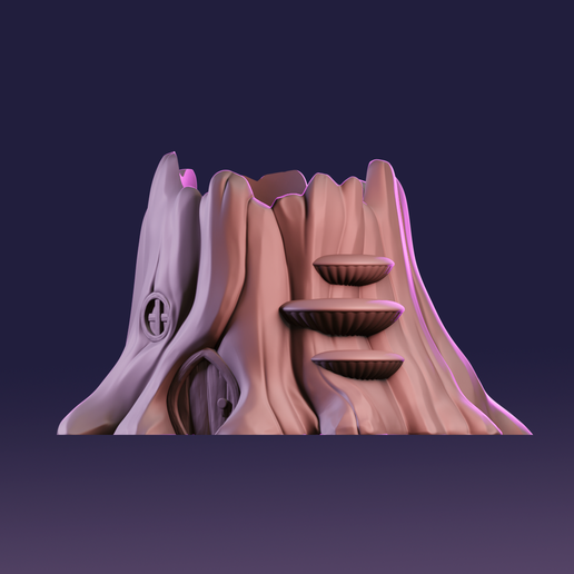 Gnomo-House-6-by-Polydraw-3D.png Gnomo House- Planter- Free Support- Print in place