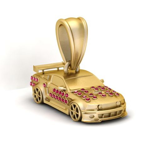 Luxury Sports Car Pendant 3D PRINTABLE MODEL