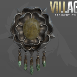 viii_necklace_0.png Residual Evil Village 3D model Dimitrescu’s daughter chocker for cosplay
