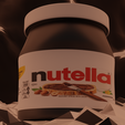 u-n-titled.png 3d Model Of Nutella bottle Filled With Chocolate