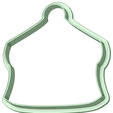 Contorno.png Circus tent 2 cookie cutter