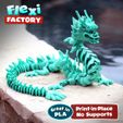 Flexi-Factory-Dan-Sopala-Dragon-07.jpg Archivo STL Flexi Print-in-Place Dragón Imperial・Modelo de impresión 3D para descargar