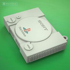 ps1val.jpg Файл STL KEYCHAIN PS1・Модель для загрузки и 3D печати