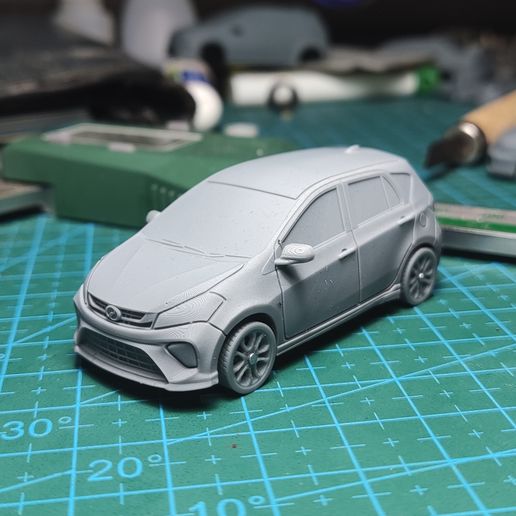 💭 1/64 perodua myvi daihatsu sirion third gen・文件用于STL 三维