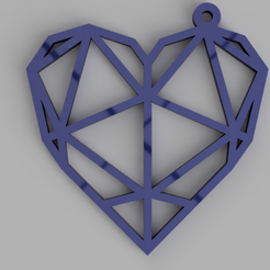 diamantherz.png Diamond heart keychain, necklace