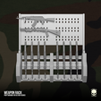 5.png Diorama Weapon Rack 3D printable files for Action Figures