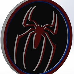 spiderman_display_large.jpg Fichier STL gratuit Marvel - Logo Spiderman・Design pour imprimante 3D à télécharger