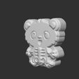 370577350_1047994613051442_4954095458808191034_n.jpg Kawaii Skeleton Bear STL FILE FOR 3D PRINTING - LASER CNC ROUTER - 3D PRINTABLE MODEL STL MODEL STL DOWNLOAD BATH BOMB/SOAP