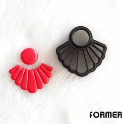 FORMER Cutter Polymer clay earring