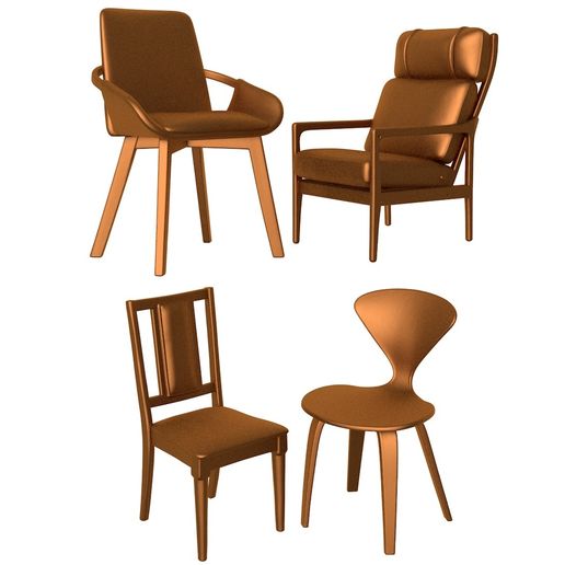 dining chair / dining chair stl / chair printer / Kitchen Dining Chairs / Kitchen chair / wood chair