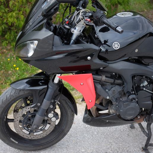 🏍️ Yamaha Fazer FZ6 Radiator Aero Covers・ STL File for 3D printing・Cults
