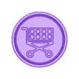 Auchan_cart_coin.stl Auchan cart coin