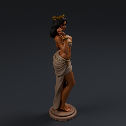 Goddess Figure 2 3D printable STL miniature
