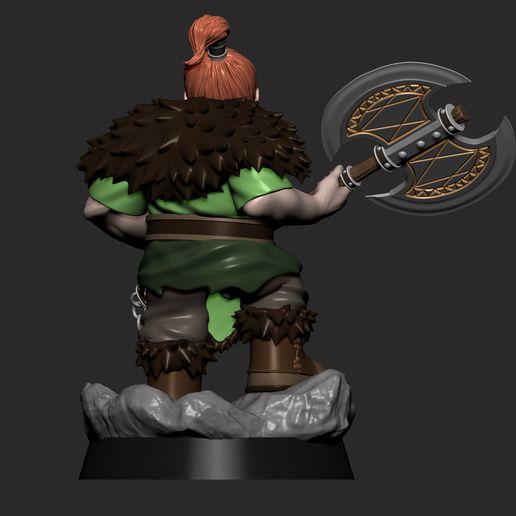 🆓 Free Dwarf RPG Miniature・Free STL File for 3D printing・Cults