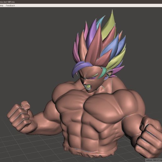 Goku trunk - 3D model önizlemesi