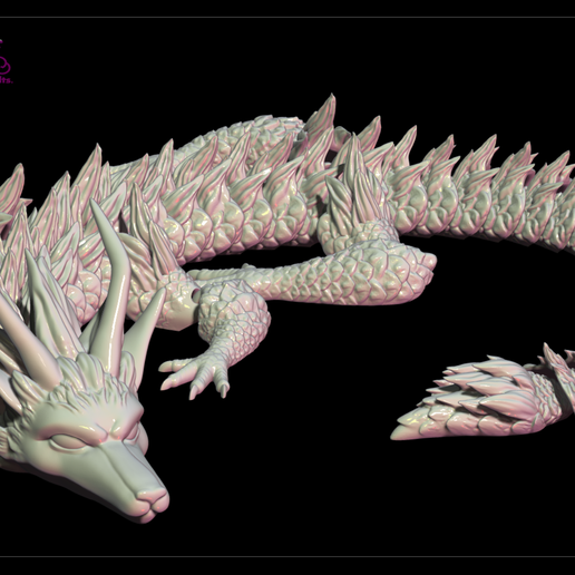 Download File Flexy Furry Dragon - Articulated Flexi Dragon - Print In ...