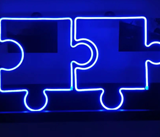Puzzle2.png Puzzle Neon LED frame 300mm