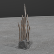 concrete-pilars4.png war games terrain broken concrete pillars 3D print model