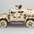 102438l4ms6elloytc9b6t.jpg Laser Cut Armored Vehicle 3D Wooden Puzzle dxf cdr svg file format