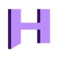 H.stl Letters and Numbers BATMAN FOREVER Letters and Numbers | Logo