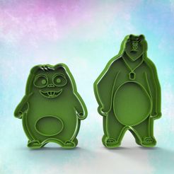 grizzy-y-los-lemmings.jpg GRIZZY AND THE LEMMINGS COOKIE CUTTER SET