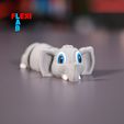 elephant-stl-file.jpg Movable little elephant | Elephant Flexi LAB