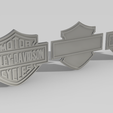 HARLEY.png Harley Davidson logo 3D print model