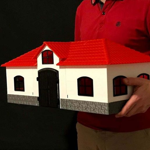 Toy Horse Stable in scale 1:24 - 3D model önizlemesi