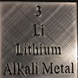 IMG_2534.jpeg Tile Stencil - Periodic table - Element - 3 Li Lithium