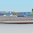 3.png MS COSTA CONCORDIA cruise ship printable model