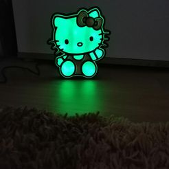 IMG_20230203_104029.jpg STL file HELLO KITTY LED LAMP・3D printing template to download