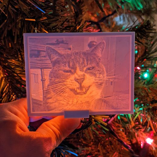 Lithophane ornament