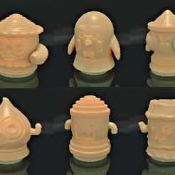 Pack-2.5.png Archivo STL PACK 2 - Gyroid - Animal Crossing New Horizons・Diseño imprimible en 3D para descargar, silwy4eaa