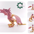 02.-Different-Angle-Views.png Cobotech Articulated Dragon with Detachable Wings by Cobotech