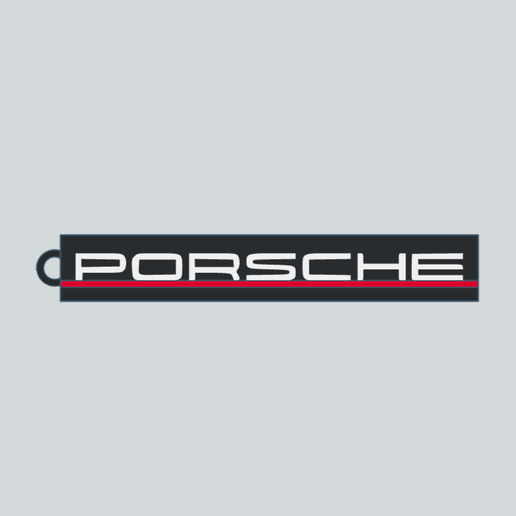 keychain porsche v4 3D model