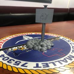 FINAL4.jpg Free 3D file USCG ATON DAY-BEACON 4SG W/ RAYRAFF・Template to download and 3D print