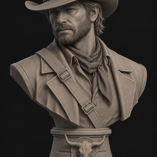 Arthur Morgan Inspired Bust