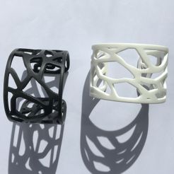 bracelet 1.jpg Free STL file Thermoformed bracelet Mucem・Design to download and 3D print