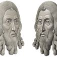 Savior-not-made-by-hands-3D-model-STL-03.jpg Jesus Christ Face Bas-Relief STL for CNC