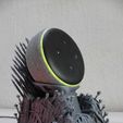 _MG_7517.jpg Iron throne stand for echo dot 4 gen