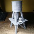 TheWhilePrint.jpg Old West Water Tower