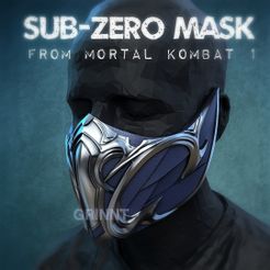8g988gog_20230522162419178_20230522183810031.jpg STL file Sub-Zero Mask from Mortal Kombat 1・3D printing idea to download