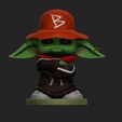 Y1.jpg 3D file Yoda-B-Boy Stance -HIP-HOP Collect・3D printing idea to download