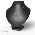 buste.jpg Fichier STL Necklace stand (Présentoir pour collier)・Modèle à imprimer en 3D à télécharger
